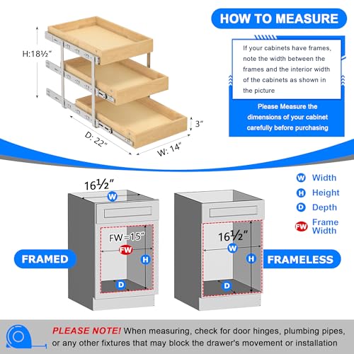 WelFurGeer 3-Tier Pull Out Cabinet Organizer with So | All Products - Image 6