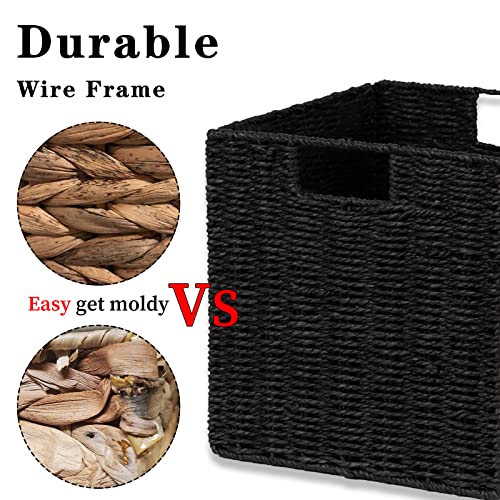 Vagusicc Storage Basket, Set of 2 Hand-Woven Storage Baskets - Image 3