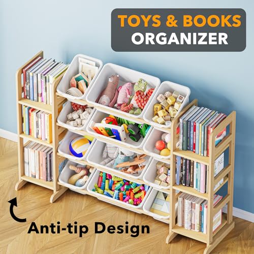 SpaceAid Toy Storage Organizer with 6 Shelves and 12 Bins - Image 5
