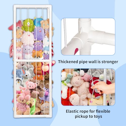 Stuffed Animal Storage, Kids Toy Zoo Storage Organizer - Image 5