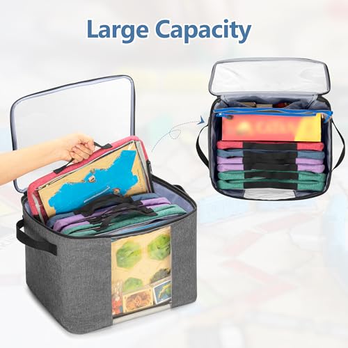 Rexmica Board Game Storage Organizer Bag with 6pcs Zipper Bags - Image 7