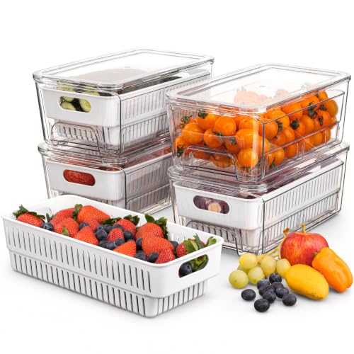 Antimbee Pull-Out Fridge Organizer Bins, 4-Pack - Image 2
