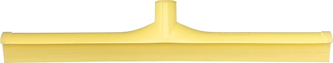 SPARTA 3656704 Plastic Floor Squeegee, Shower Squeegee, Heavy Duty Squeegee With Rubber Blade For Windows, Glass, Shower Doors, Floors, Windshields, 20 Inches, Yellow, (Pack of 6)