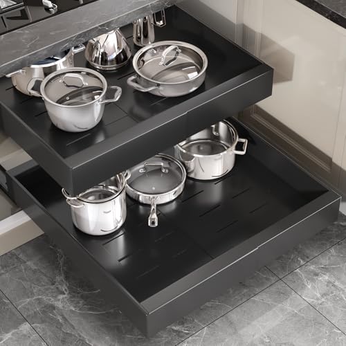Seinloes 2 Pack Pull Out Cabinet Organizer 22" Deep, | All Products - Image 84
