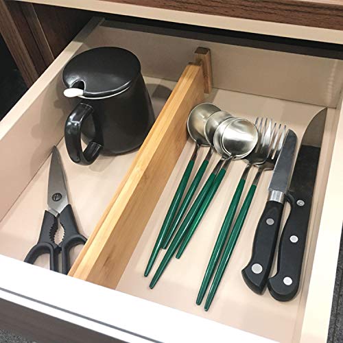 VaeFae 6-Pack Adjustable Bamboo Drawer Dividers - Image 3