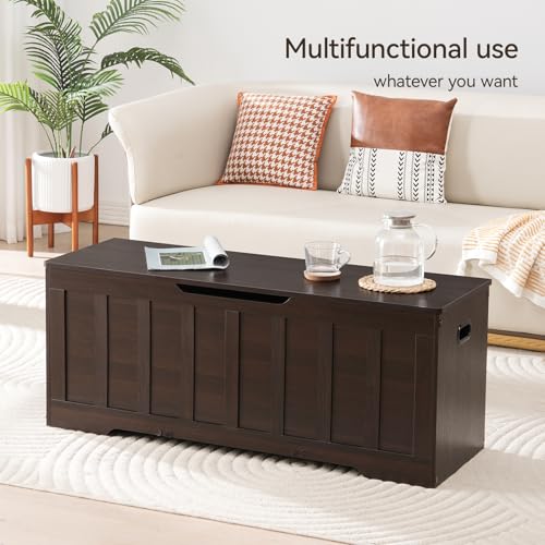 VANKILEY 47.2" Storage Chest Extra Large,Wooden Stor | All Products - Image 4