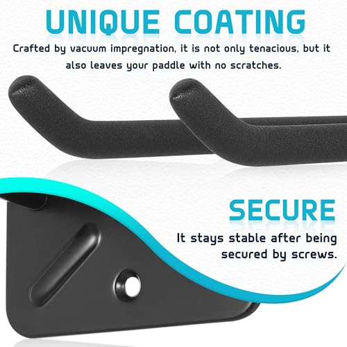 Antidious Kayak Paddles Storage Rack, Garage Metal Oars - Image 6