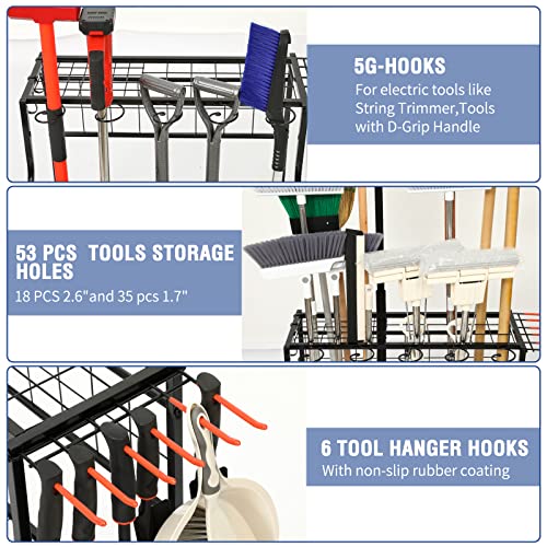 Garden Tool Organizer for Garage, Garden Tool Rack - Image 6
