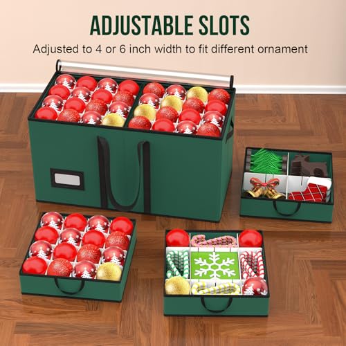 Christmas Ornament Storage Box Store 128-3" Ornaments - Image 5