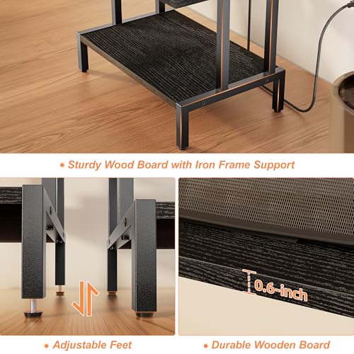 Game Console Shelf, 4-Tier Video Gaming Consoles Stand - Image 7