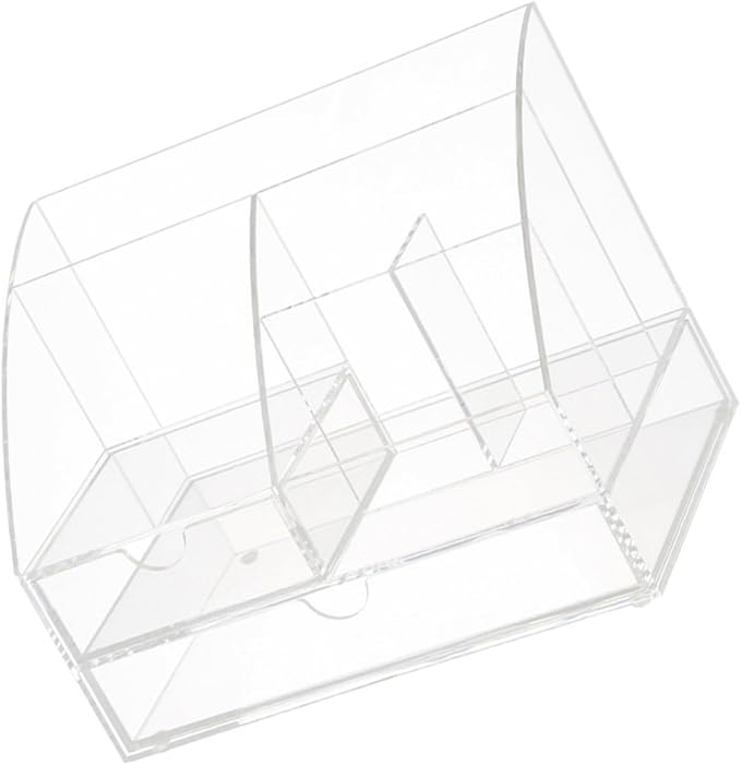 Desktop Organizer Storage Box for Makeup Stationery and Accessories Multi Acrylic Compartment Container for Use