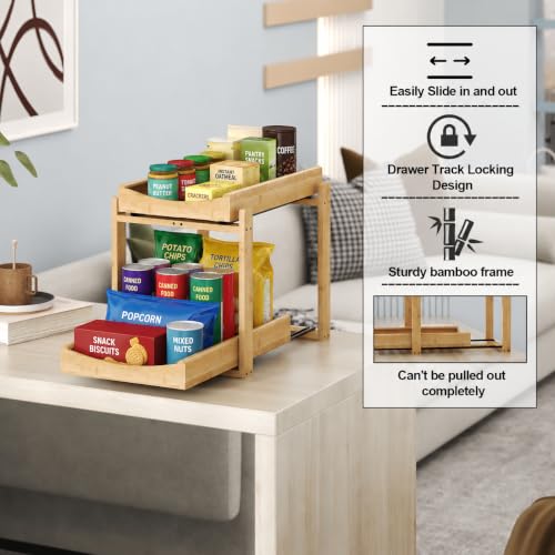 MHXW SXPN Bamboo Under Sink Organizer, 2 Pack Pull O | All Products - Image 5