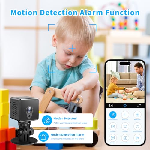 Mini Camera 2026 4K HD WiFi Portable Nanny Cam with | All Products - Image 4