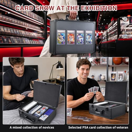 Graded Card Storage Box with 4-Slot Display Window | Home Organization - Image 7