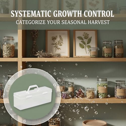 Seed Storage Organizer Box, Clear Plastic Seed Packet - Image 7