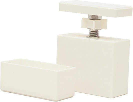 2 x 4 Brackets to Build Vertical Storage, DIY Wall Shelves and Decorative Posts | No Tool Assembly of a Sturdy Floor to Ceiling Wood Post | No Wall Damage – Great for Rental Properties and Apartments