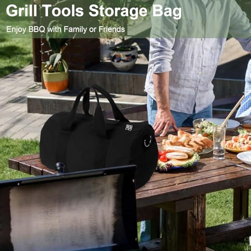 Grill Tool Storage, BBQ Tools Organizer - 18'' Lightweight - Image 6