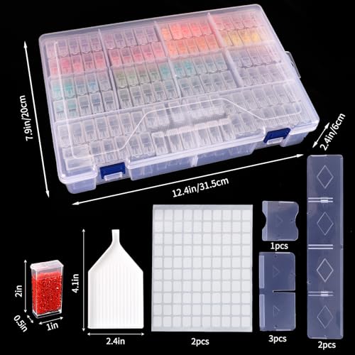SGHUO Diamond Painting Storage Container 120 Slots Bead - Image 4
