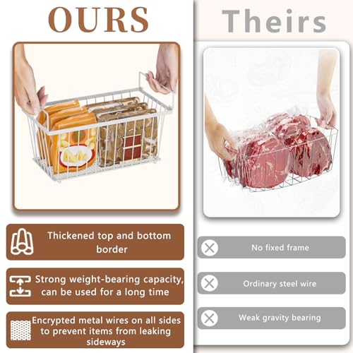 Enhanced Leak-Proof Bottom, Small Freezer Organizer Bins - Image 5