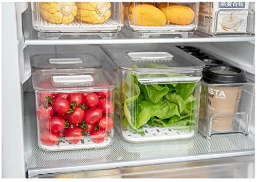 SANNO Produce Saver Containers for Refrigerator - Stackable - Image 4