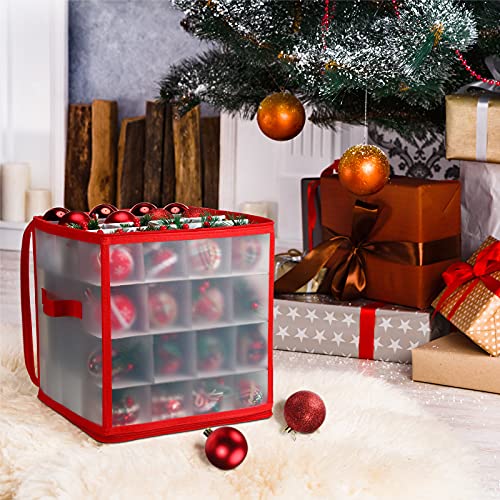 2 Pieces Christmas Ornament Storage Box - Image 3