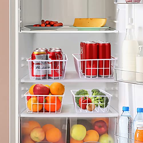 Freezer Organizer Bins for Upright Freezer Metal Wire Baskets - Image 7
