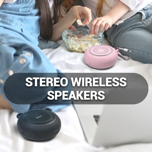 SOWO Small Waterproof Speaker Bluetooth Portable Wireless - Clip - Image 4