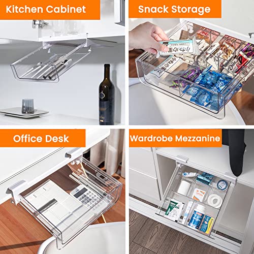 vacane Compact-depth Under Shelf Basket Organizer, Under Shelf - Image 5