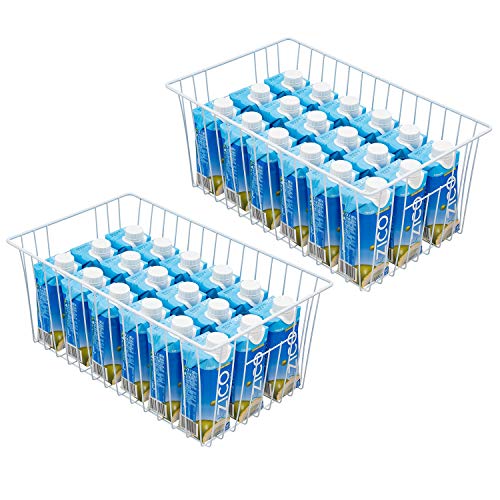 16" L x 12" W Wider Freezer Storage Organizer Baskets - Image 7