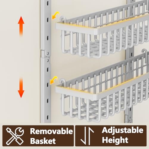 POKIPO 9 Tier Over The Door Pantry Organizer, 2 in 1 | All Products - Image 6