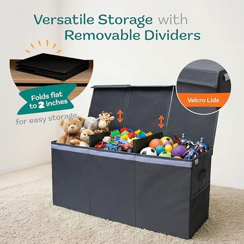 SoftOwl Extra Large Toy Storage Organizer with Lid - Image 6