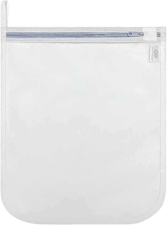 PROMEED Reusable Mesh Laundry Bag for Delicates, Large Size Wash Bag for Mulberry Silk Pillowcase Fitted Sheet Flat Sheet,1Pc Washing Machine Wash Bags for Shirt,Blouse,Underwear,Baby Clothes(20"x24")