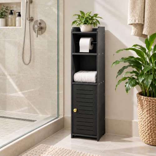 Toilet Paper Holder Stand, 30.7 Inch Toilet Paper Storage - Image 5