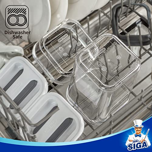 MR.SIGA 4 Pack Airtight Food Storage Container Set, BPA Free - Image 7
