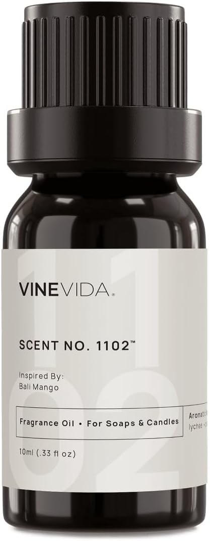 VINEVIDA [0.33oz] Scent No.1102 Fragrance Oil for Candle Making and Soap Making - Premium Candle Scents for Soy Candles