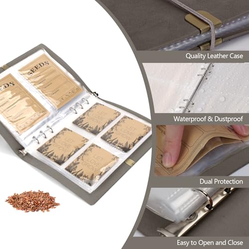 Seed Storage Organizer, Seed Packet Organizer Binder - Image 5