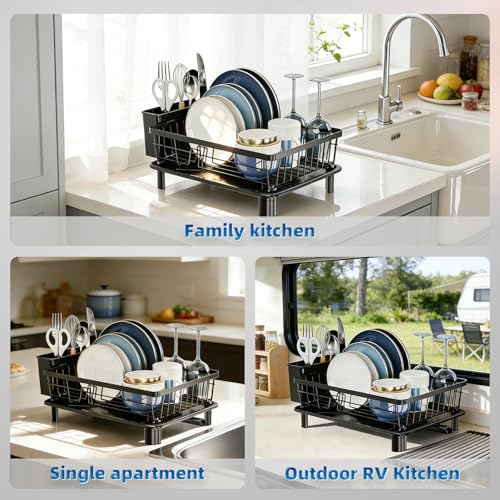 GAOKASE Dish Drying Rack for Kitchen Counter,Stainless Steel - Image 5