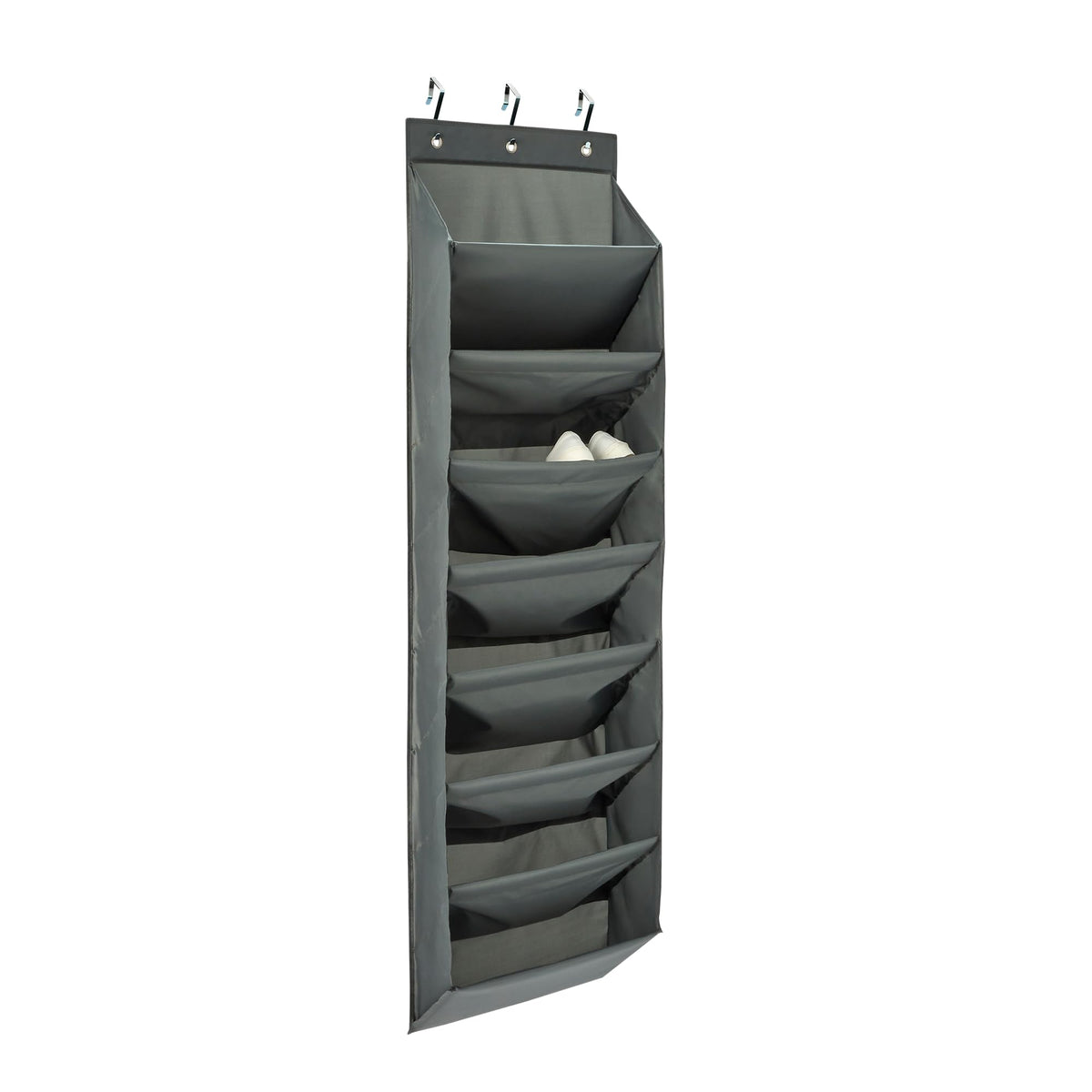 Amazon Basics 8 Tier Over the Door Shoe Organizer, L | All Products - Image 1