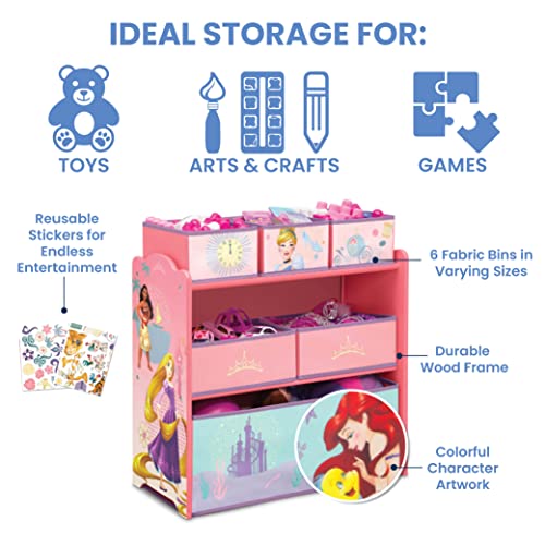 Delta Children Design & Store 6 Bin Toy Storage Organizer - Image 6