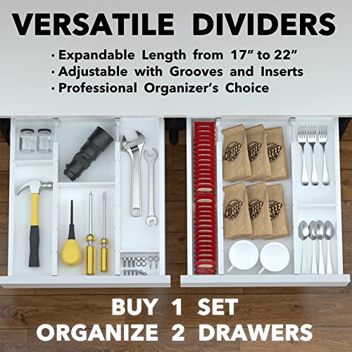 SpaceAid Bamboo Drawer Dividers with Inserts and Lab | All Products - Image 6