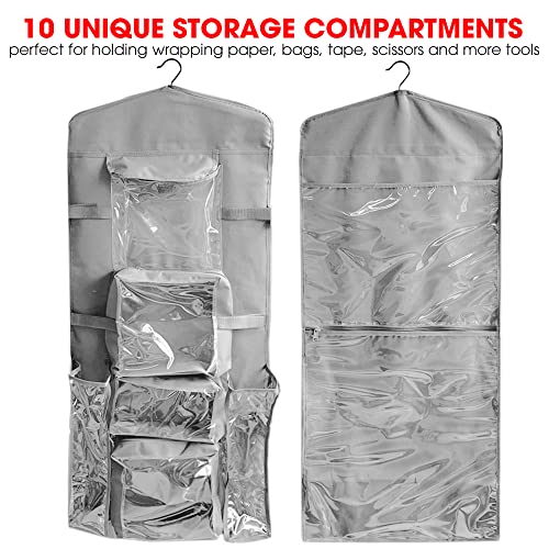 Wrapping Paper Storage Hanging Over the Door Wrapping - Image 5