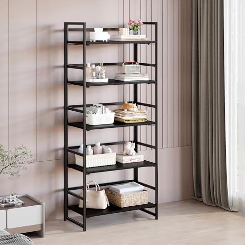 Vintage Multifunctional Folding Bookshelf, No-Assembly - Image 5