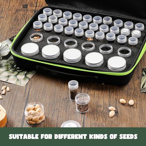 ProCase 41-Slot Seed Storage Organizer Box with Bottles - Image 4