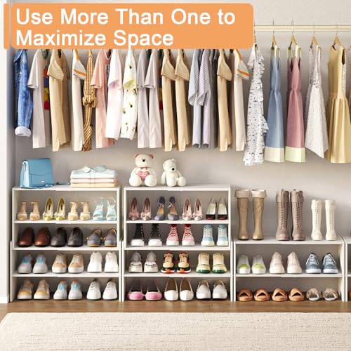 X-cosrack 2-Tier Shoe Rack Organizer for Closet - Image 7