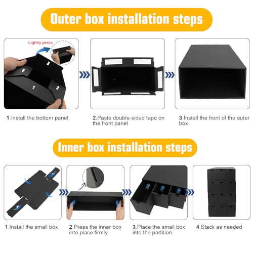 Trading Card Storage Box, Includes 12-600 CT Boxes & 48 - Image 5