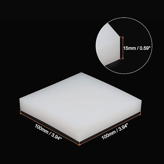 HARFINGTON 2pcs Anti Vibration Pads 4" x 4" x 0.59" Silicone Rubber Vibration Isolation Pads Damping Furniture Pads Mat Block for Washing Machine Dryer Air Conditioner Compressor Treadmill