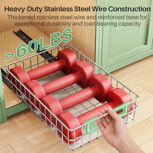 Stainless Steel Pull Out Cabinet Organizer(11.8"W x | All Products - Image 5