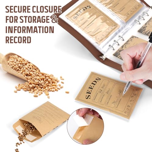 Seed Storage Organizer, Seed Packet Organizer Binder - Image 6
