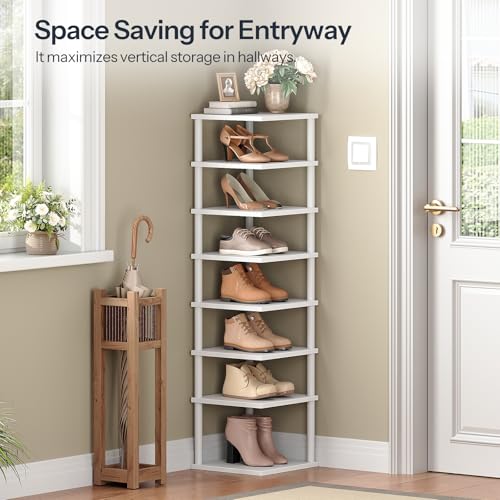 HOOBRO Vertical Shoe Rack, 8-Tier Narrow Shoe Shelf, | All Products - Image 6
