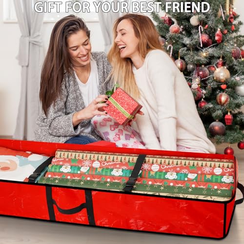 Wrapping Paper Organizer Storage Container for Christmas Holiday - Image 3